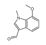 7-Methoxy-1-methyl-1H-indole-3-carbaldehyde Structure