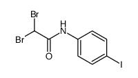 2,2-dibromo-N-(4-iodophenyl)acetamide Structure