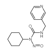 1-cyclohexyl-1-nitroso-3-(pyridin-3-ylmethyl)urea结构式