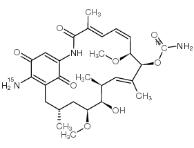 17-氨基格尔德霉素结构式
