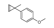 1-methoxy-4-(1-methylcycloprop-2-en-1-yl)benzene Structure