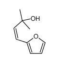 4-(furan-2-yl)-2-methylbut-3-en-2-ol结构式