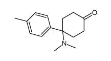 4-(DIMETHYLAMINO)-4-(P-TOLYL)CYCLOHEXANONE Structure