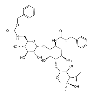 3,6'-bis-N-benzyloxycarbonylgentamicin B Structure