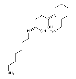 N,N'-bis(6-aminohexyl)butanediamide结构式