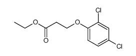 3-(2,4-dichloro-phenoxy)-propionic acid ethyl ester Structure