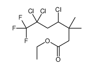 ethyl 4,6,6-trichloro-7,7,7-trifluoro-3,3-dimethylheptanoate Structure