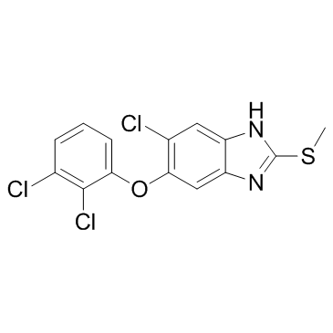 三氯苯达唑结构式