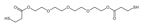 四乙烯乙二醇双(3-巯基丙酸)结构式