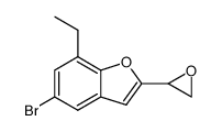 5-bromo-7-ethyl-2-(1,2-epoxyethyl)benzofuran结构式