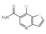 7-chlorothieno[3,2-b]pyridine-6-carboxamide结构式