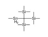 methyl(tris(trimethylsilyl)methyl)stannane结构式
