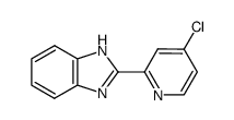 2-(4-chloropyridin-2-yl)-1H-benzimidazole Structure
