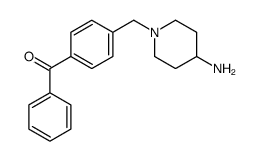 [4-[(4-aminopiperidin-1-yl)methyl]phenyl]-phenylmethanone结构式