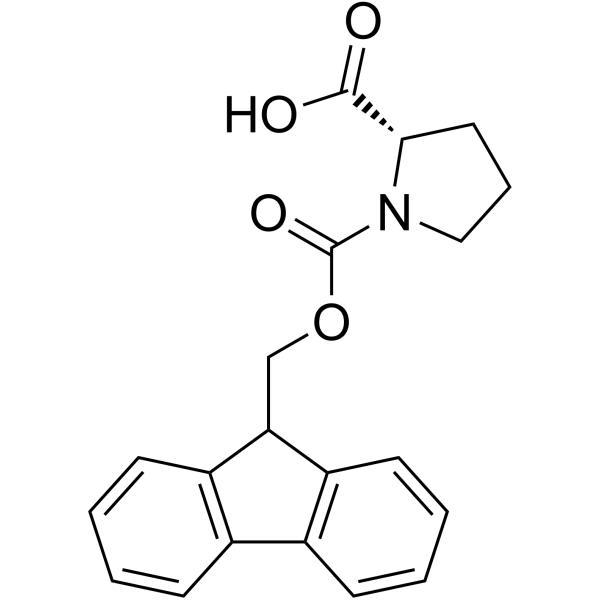 Fmoc-L-脯氨酸结构式