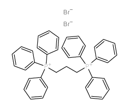 Phosphonium,1,1'-(1,3-propanediyl)bis[1,1,1-triphenyl-, bromide (1:2) Structure