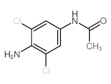 N-(4-amino-3,5-dichloro-phenyl)acetamide structure
