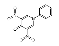 3,5-dinitro-1-phenylpyridin-4-one结构式