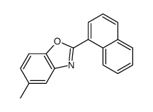 5-methyl-2-naphthalen-1-yl-1,3-benzoxazole Structure
