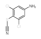 3,5-二氯-4-硫代氰酰基苯胺结构式