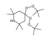 4,4-bis[(tert-butyl)dioxy]-2,2,6,6-tetramethylpiperidine结构式
