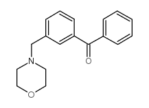 3-(MORPHOLINOMETHYL)BENZOPHENONE structure