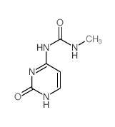 1-methyl-3-(2-oxo-3H-pyrimidin-4-yl)urea结构式