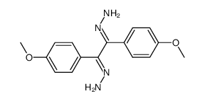 4,4'-dimethoxy-benzil-dihydrazone Structure