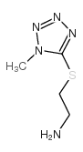 2-(1-甲基1H-四唑-5-基磺酰)乙基胺结构式
