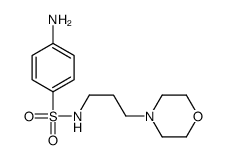 4-氨基-N-(3-吗啉-4-丙基)苯磺酰胺结构式