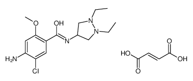 4-amino-5-chloro-N-(1,2-diethylpyrazolidin-4-yl)-2-methoxybenzamide,(E)-but-2-enedioic acid Structure