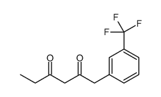 1-[3-(trifluoromethyl)phenyl]hexane-2,4-dione Structure