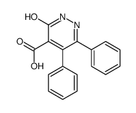6-oxo-3,4-diphenyl-1H-pyridazine-5-carboxylic acid结构式
