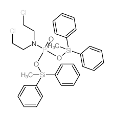 Phosphoramidic acid,bis(2-chloroethyl)-, bis(methyldiphenylsilyl) ester (9CI) picture
