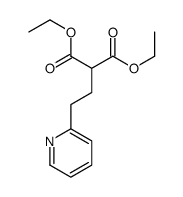 diethyl 2-(2-(pyridin-2-yl)ethyl)malonate结构式