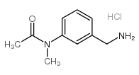 N-[3-(氨基甲基)苯基]-N-甲基乙酰胺盐酸盐结构式
