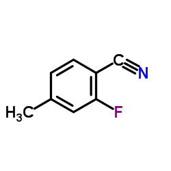 2-氟-4-甲基苯腈结构式