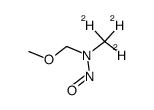 N-Nitroso-N-methyl-d3-methoxymethylamine结构式