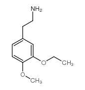 3-乙氧基-4-甲氧基苯乙胺结构式
