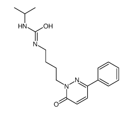 1-[4-(6-oxo-3-phenylpyridazin-1-yl)butyl]-3-propan-2-ylurea结构式