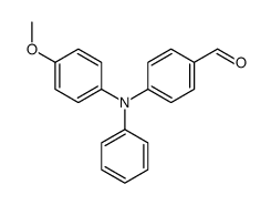 4-[N-(4-Methoxyphenyl)-N-phenylamino]benzaldehyde structure
