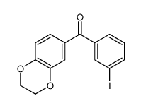 3,4-(乙烯二氧基)-3-碘苯甲酮结构式