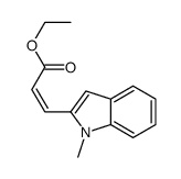 ethyl 3-(1-methylindol-2-yl)prop-2-enoate Structure