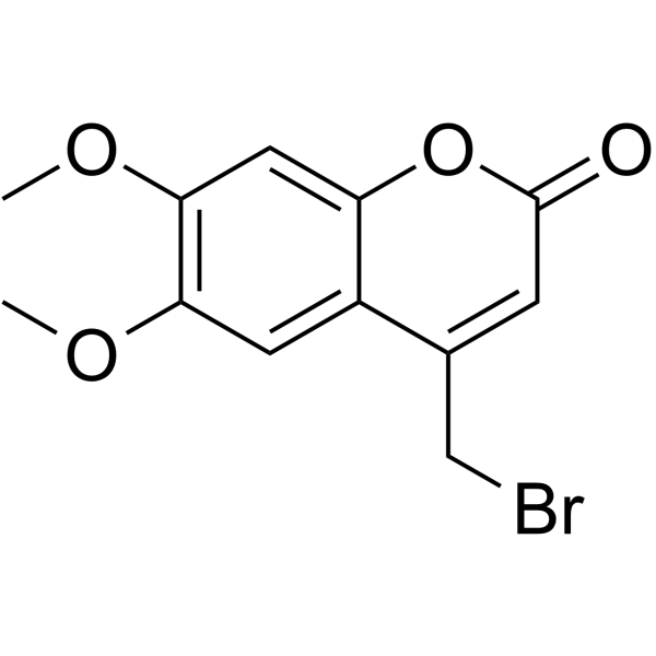 4-(Bromomethyl)-6,7-dimethoxy-2H-chromen-2-one Structure