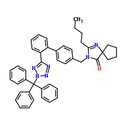 N-Triphenylmethyl Irbesartan结构式