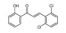 3-(2,6-dichlorophenyl)-1-(2-hydroxyphenyl)prop-2-en-1-one Structure