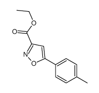 5-(对甲苯)异噁唑-3-羧酸乙酯结构式