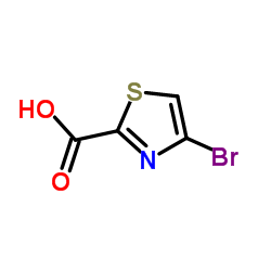 4-溴-1,3-噻唑-2-羧酸结构式