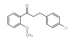 3-(4-CHLOROPHENYL)-2'-METHOXYPROPIOPHENONE结构式