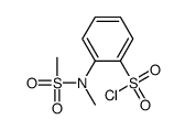2-[methyl(methylsulfonyl)amino]benzenesulfonyl chloride Structure